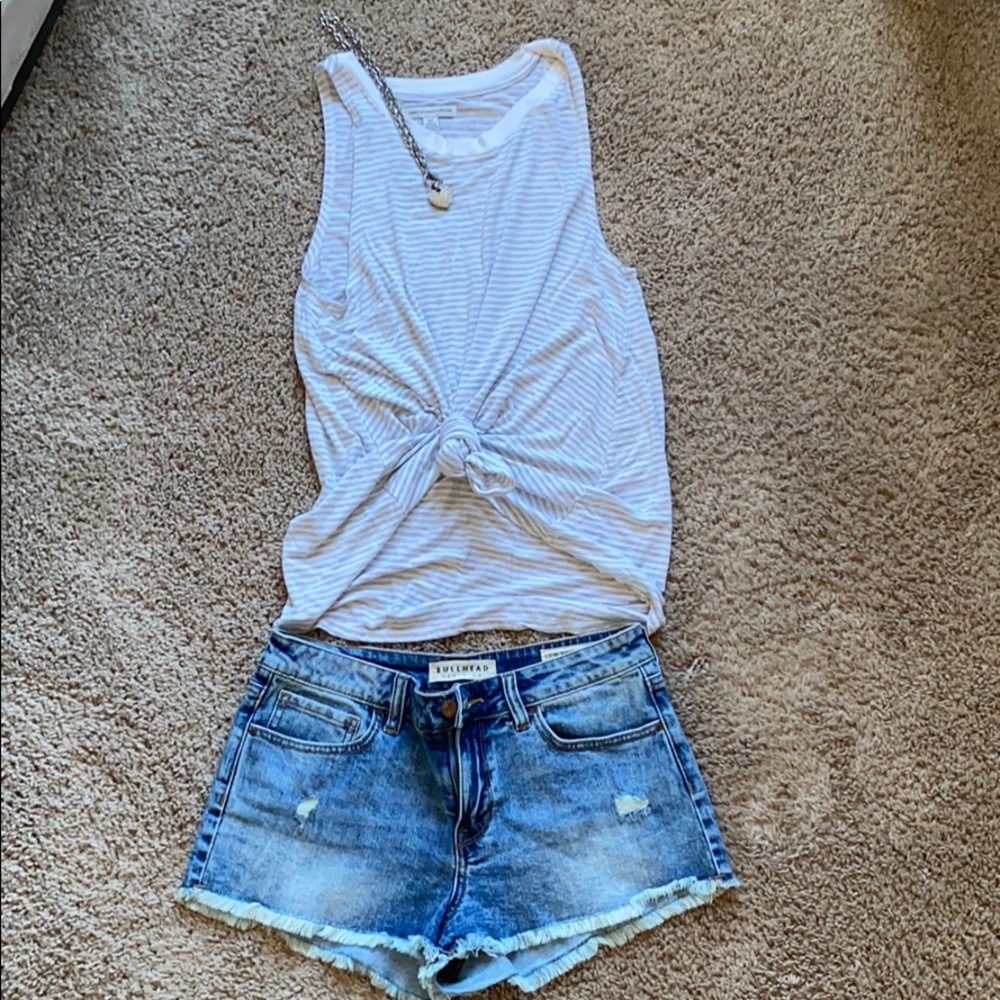 Jean shorts - low rise